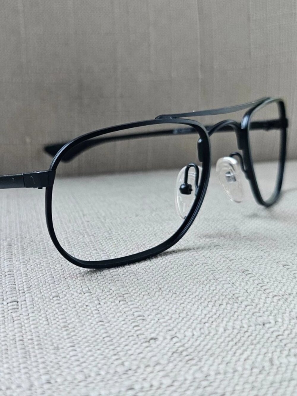 Aircraft USA Eyeglasses Frame Black Tone Metal Eyewear Unisex Glasses Frame only